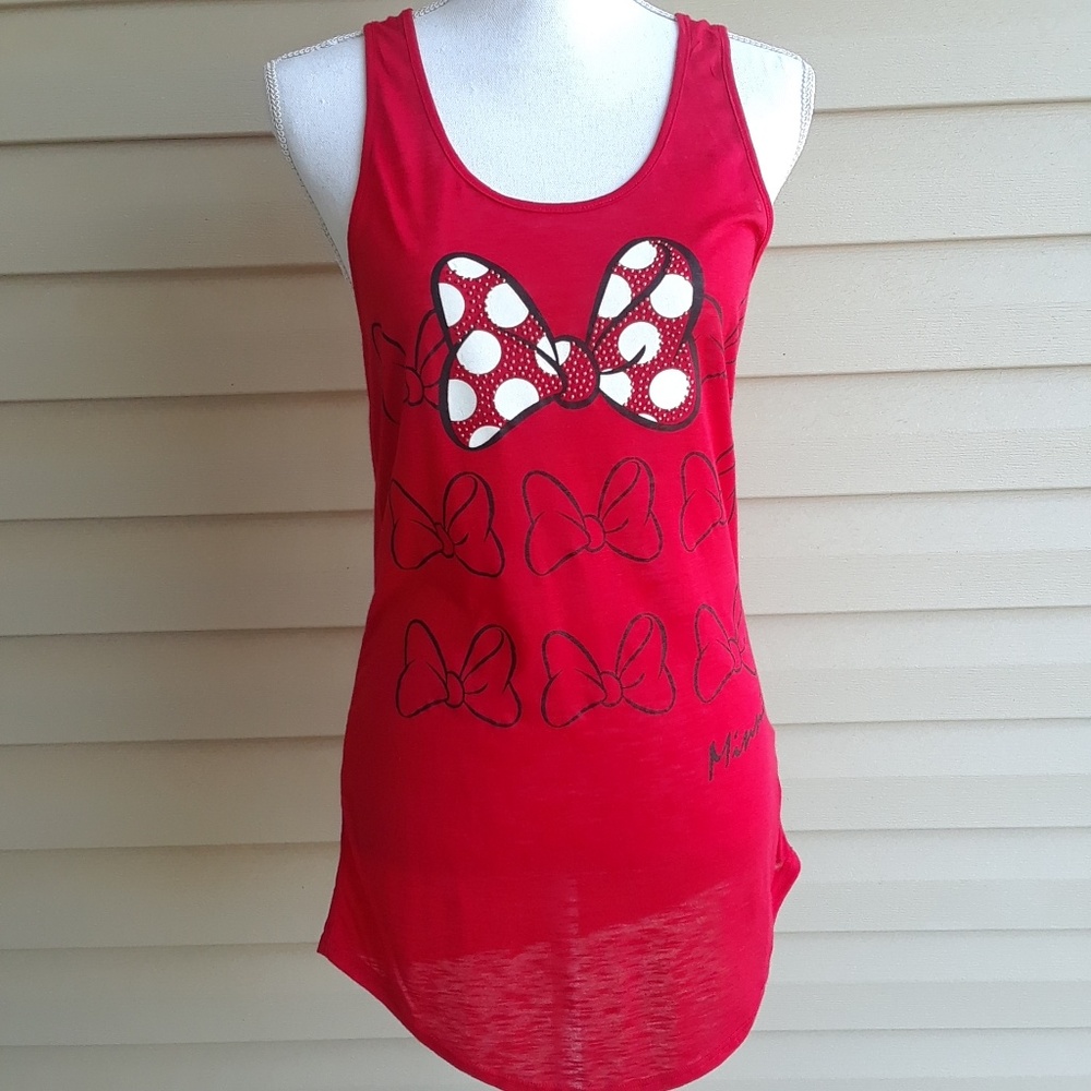 Authentic Disney Parks Red Minnie Mouse Tank Top